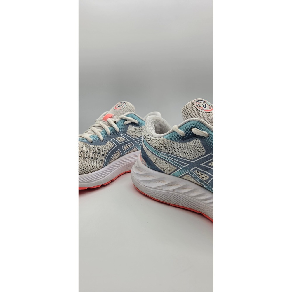 ASICS Gel-Excite 8 Women's Running Shoes 8 White Blue Coral Celebration 1012B157 - Picture 11 of 12